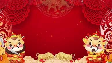 喜庆新年晚会奢华背景视频的预览图